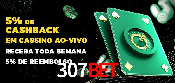 Promoções do cassino ao Vivo 307BET